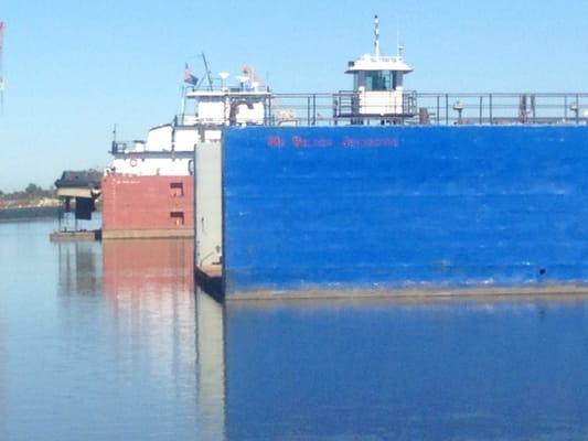 Several dry docks