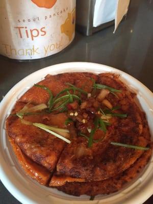 Kimchi pancake