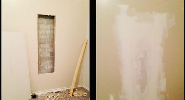 Drywall drywall installed or repair