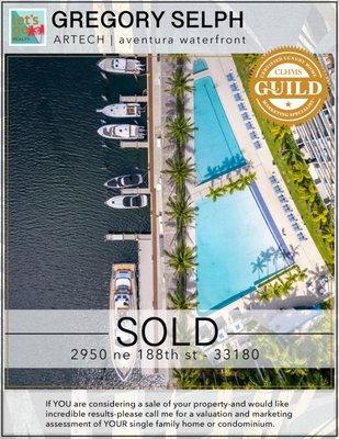 SOLD #ARTECH 2950 ne 188th st | aventura fl 33180 @letsgogregory #letsgorealty