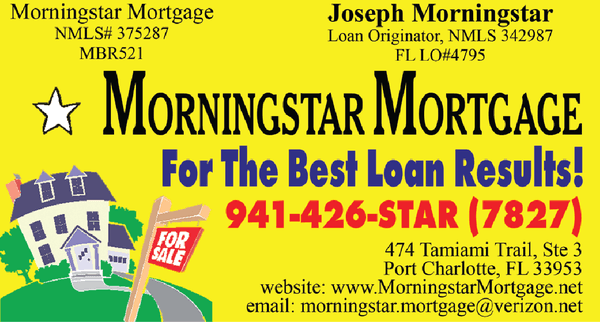 Realtors Recommend Morningstar Mortgage For The Best Loan Results! Get prequalified today!