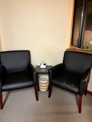 Office front waiting area