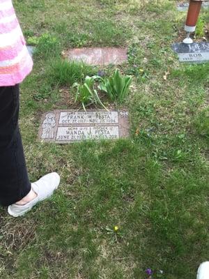 Beautiful little peaceful cemetery!  Happy Mother's Day mom!