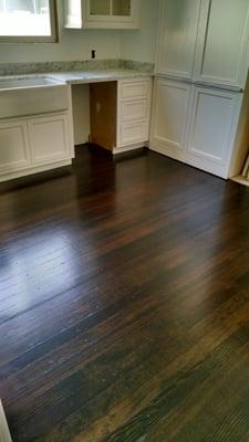 120 year old Douglas Fir Floor we restored and brought back to life...