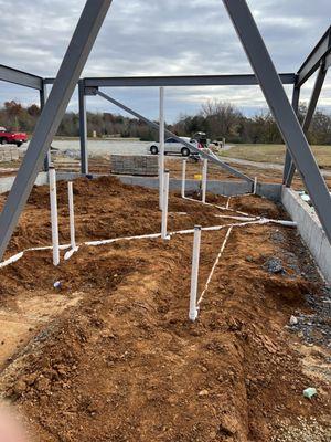 Underground for a church in Tennessee