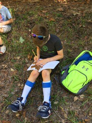 Our students enjoy hikes on the Duke Forest, Eno River State Park, and Triangle Land Conservancy trails.