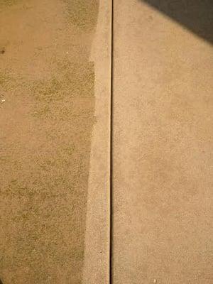 Power Washed Concrete