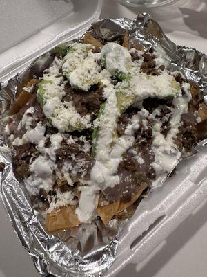 Bistec nachos