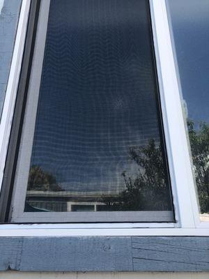 The finished window screen!