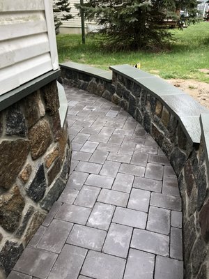 If like to have like this beautiful job by your house contact pro pavers masonry and design