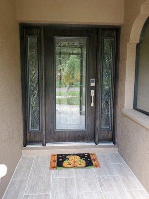 Upgraded front door