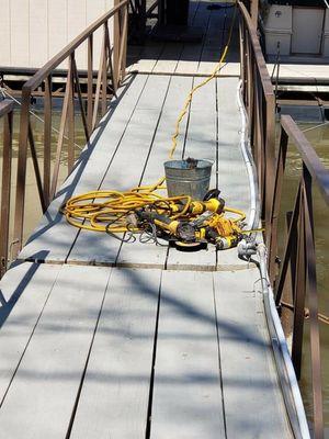 Repair dock after freeze