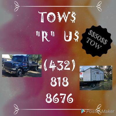 FLAT RATE $50 TOW NO TAX NO HIDDEN FEES