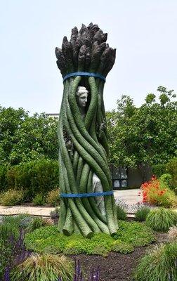 Sculpture Garden "Lady of Asparagus"