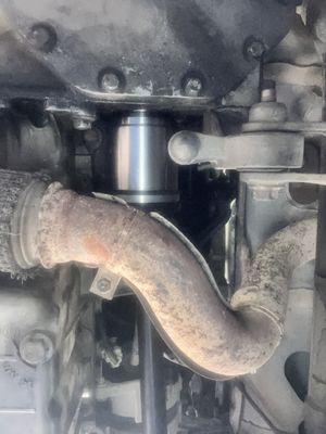 Picture of the cv axel that I replaced in a customer's vehicle