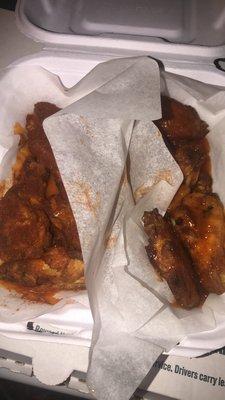 Mango Habanero & Hot Vesuvius wings