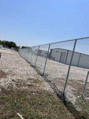 Chain link fences