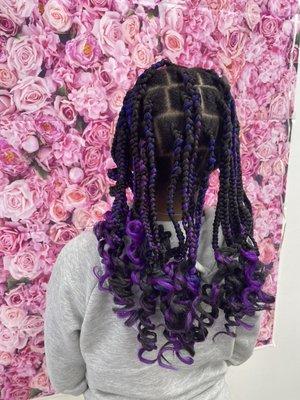 Kids knotless Boxbraids