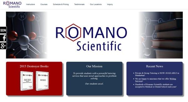 Romano Scientific Tutoring