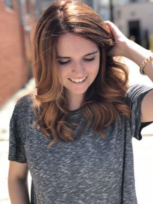 Cut, color and balayage