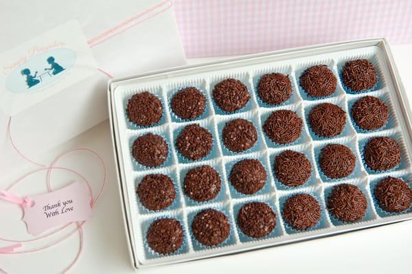 24 brigadeiro gift box - choose up to 4 flavors