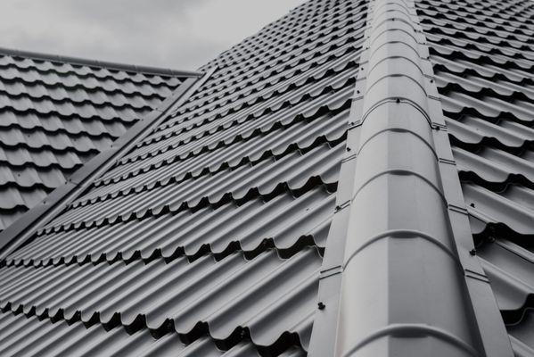 Corrugated Metal Roof Ridge.