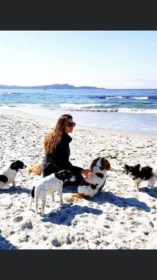 Carmel beach is our weekend getaway.