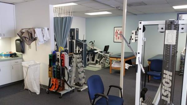 Fitness/rehab area.