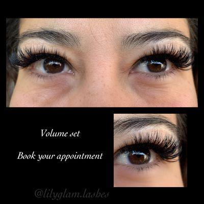 Natural Volume Lash Extensions