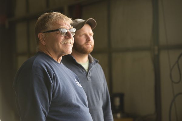 Owners of Janie's Mill and Farm, Harold and Ross Wilken.