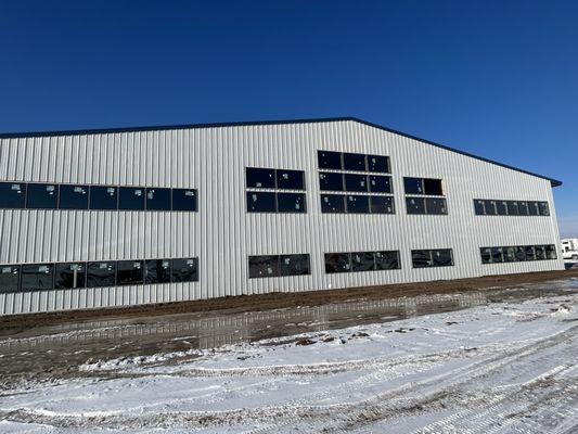 40,000 sq ft Truck Shop with Custom Framed Offices