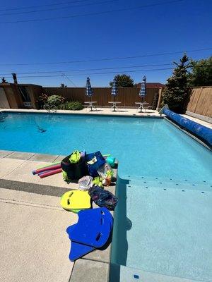 So excited to be renting this beautiful and private, outdoor pool in Beacon Hill  this summer for swim lessons!