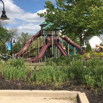 One of two City Hall Park playgrounds.