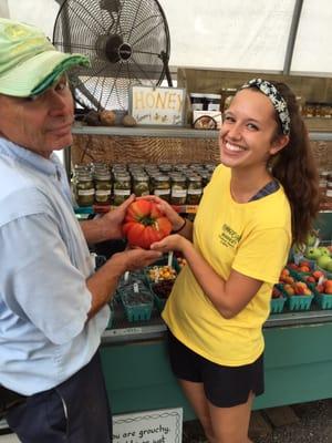 Entry for Jay's big ugly tomato contest, this one weighs over 2 lbs