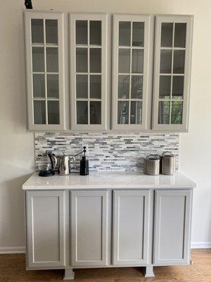 We love painting kitchen cabs! What a great update!