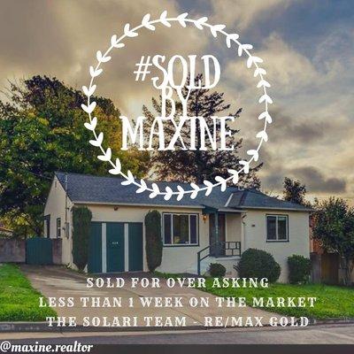 #SoldByMaxine