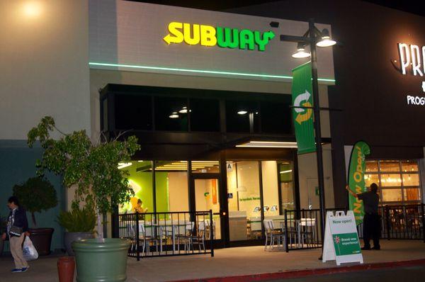 Wow!  This is an amazing location! A very cool Subway restaurant!