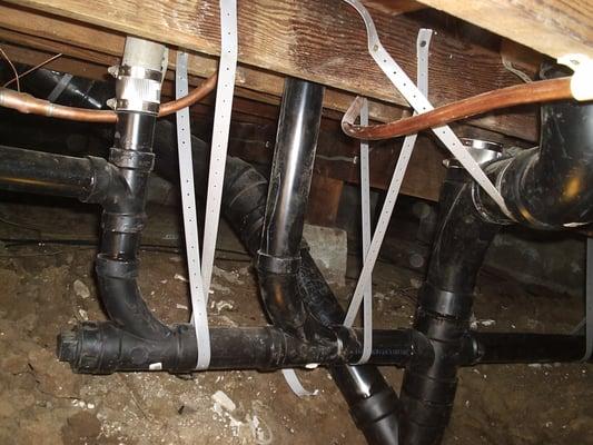 Installed new ABS drainage