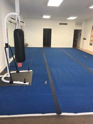 Here's our new punching bag stand and it's great!