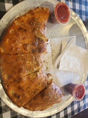 Stromboli with pepperoni