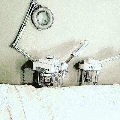 Aesthetics Equipment used during skincare appointments with clients.