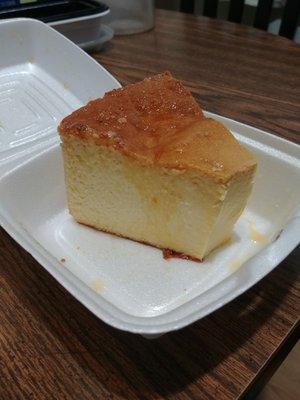 Slice of flan