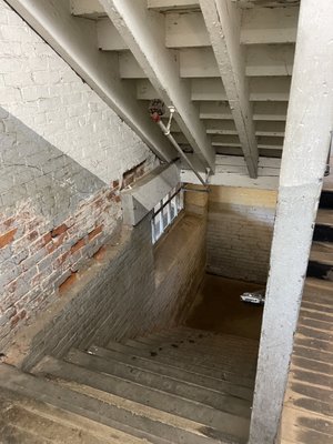 Stairs to the brewery