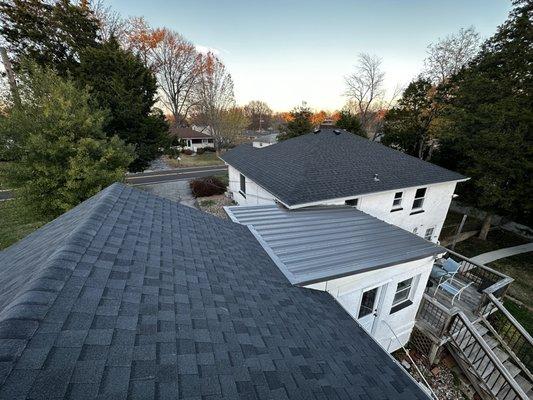 New roof (metal was existing)