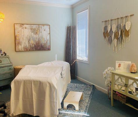 Our treatment spaces support balance and alignment with each visit.