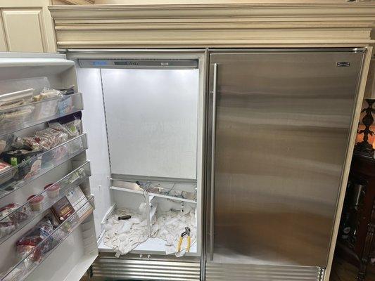 Subzero refrigerator repair