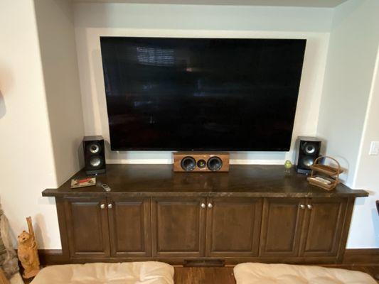 7.1 Custom Home Theater. ELAC Speakers