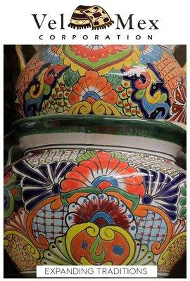 Traditional talavera pottery.