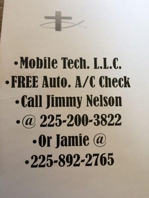 Free A/C check!  We come to you!  Wouldn't lead ya wrong.