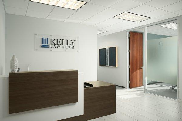 Kelly Law Team Reception Room